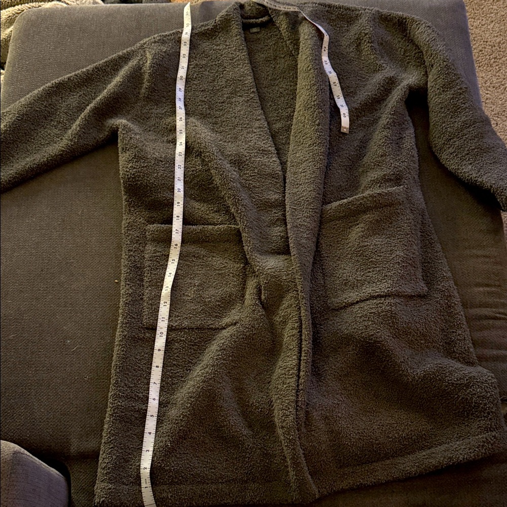 Barefoot Dream CozyChic Solid Robe Olive Branch (greenish gray) Size S/M